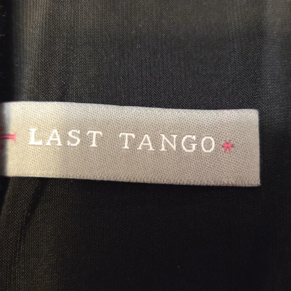 Last Tango Open-Front Sheer Chiffon Cardigan Long-Sleeved Black Jacket - Picture 7 of 7